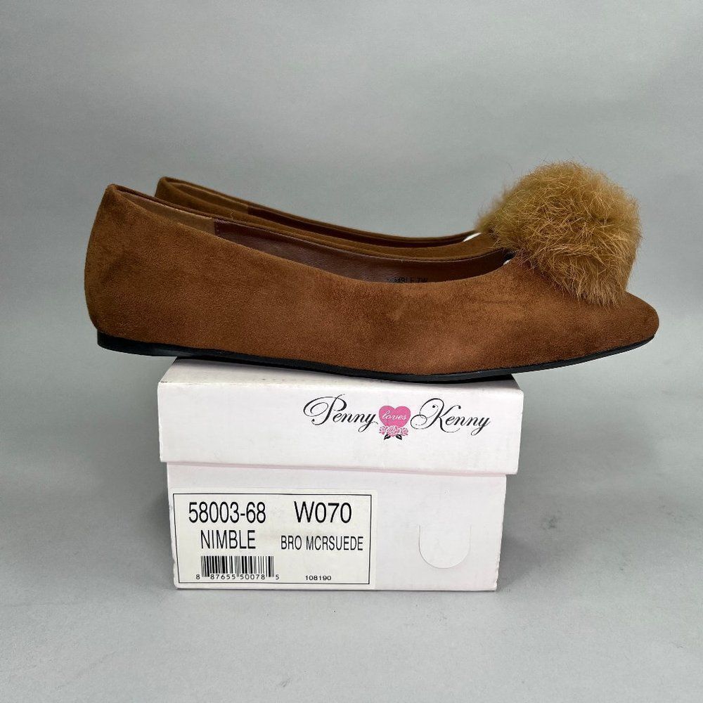 Penny Loves Kenny Shoes Women's Size‎ 7 Brown Nimble Slip On Ballet Flats